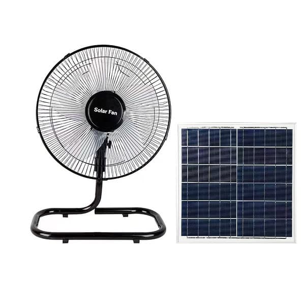 solar floor fan